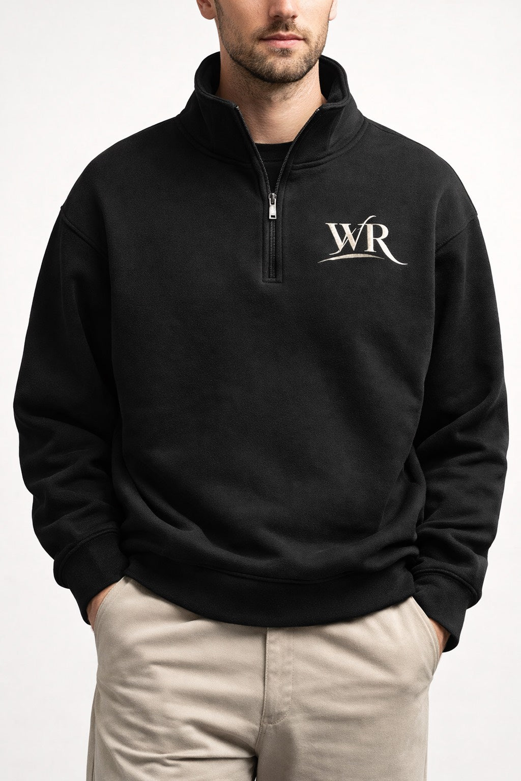 Wellington Ridge Essential Quarter-Zip – Black