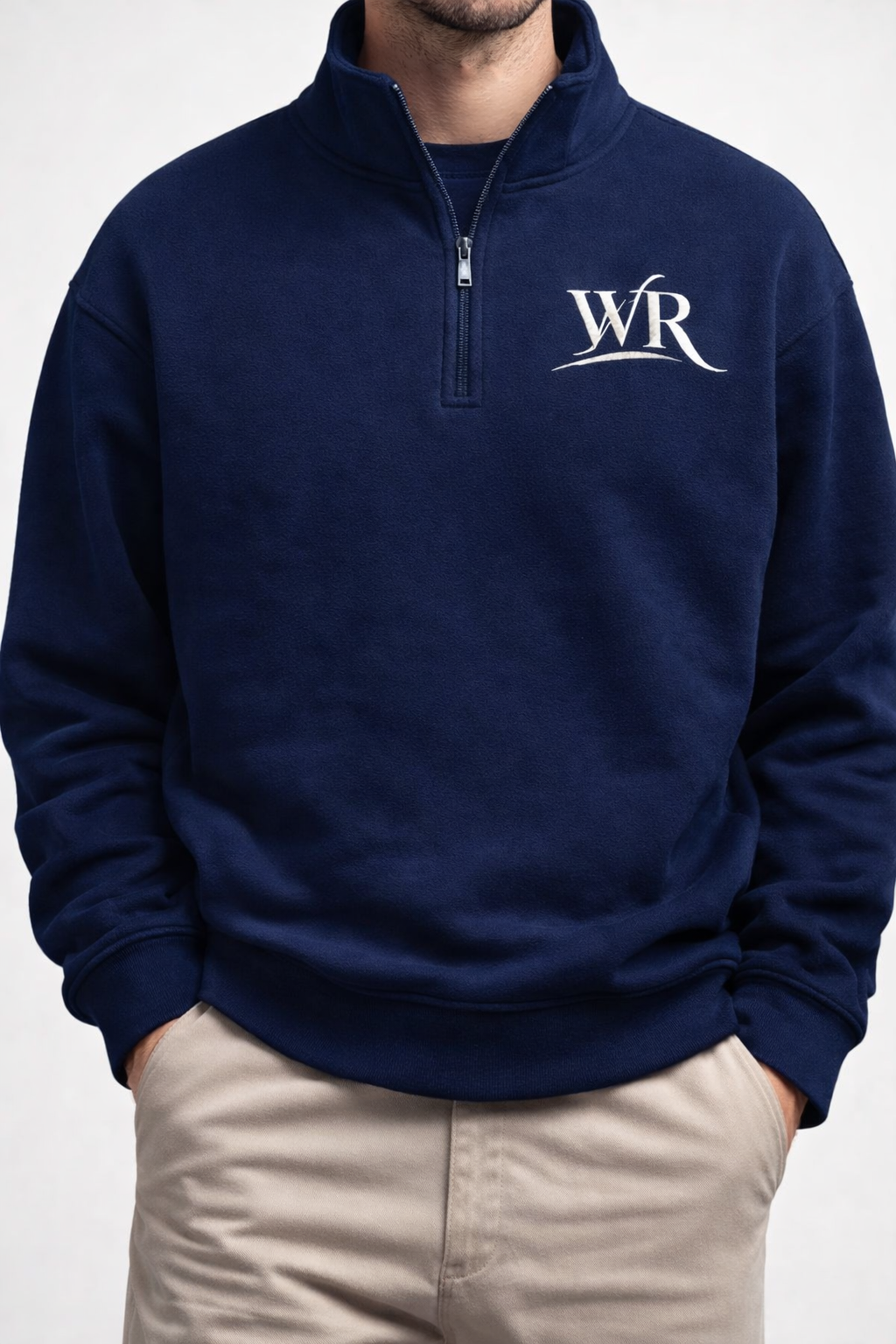 Wellington Ridge Essential Quarter-Zip – Navy